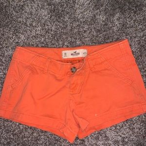 Hollister BRIGHT orange shorts